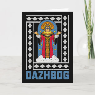 Cartão Dazhbog Mitologia Antiga Eslava Paganismo Russi