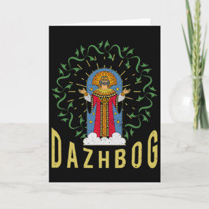 Cartão Dazhbog Mitologia Antiga Eslava Paganismo Russi