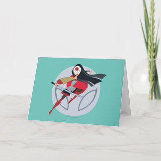 Cartão DC Super Hero Girls Katana