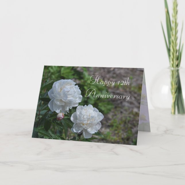 Cartão de 12º Aniversário (Frente)