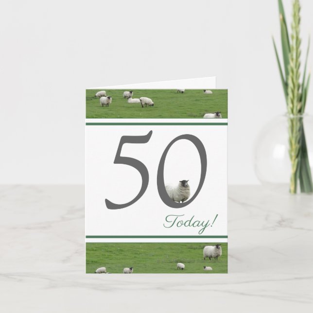 Cartão de 50 anos engraçado (Frente)