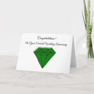 Cartão de 55 anos de casamento personalizado pelo 