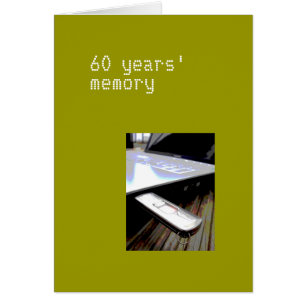 Cartão de 60 anos