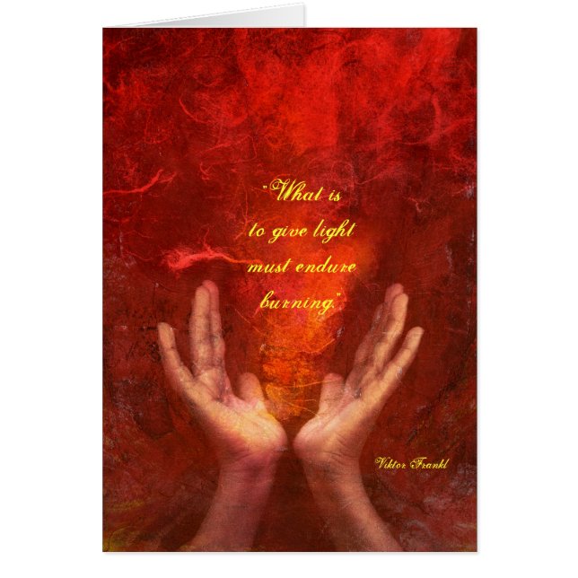 Cartão Dê a luz (Frente)