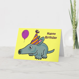 Cartão de Aardvark Aardvark
