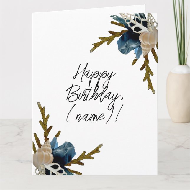 Cartão de Abertura Dobrado (Frente)