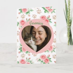 Cartão de Abertura Dobrável Personalizado para Ama