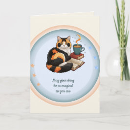 Cartão de Abertura Mágica Personalizado com Gato R
