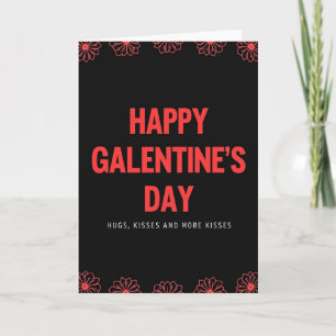 Cartão de Abraços do Dia das Galentines