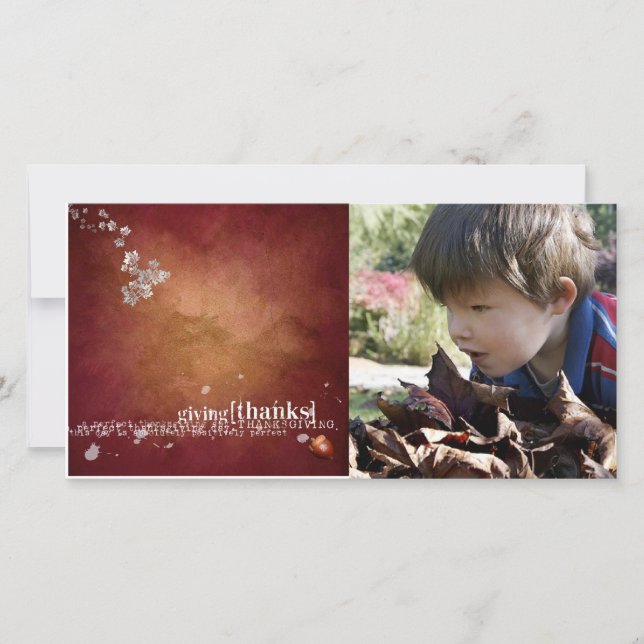 cartão de Ação de Graças (Frente)