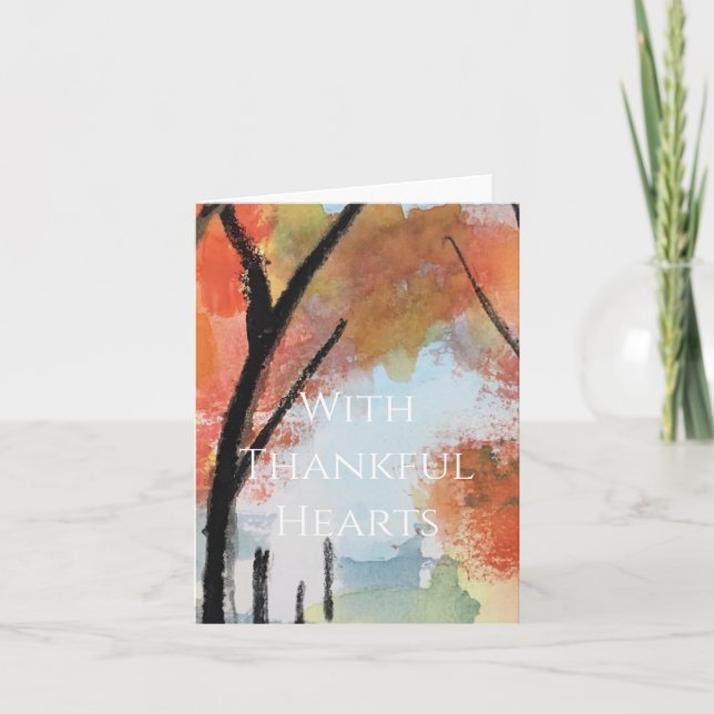 Cartão de Ação de Graças (Frente)