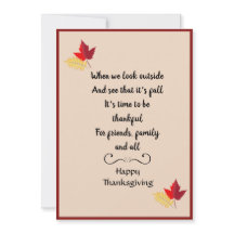 Cartão de Ação de Graças