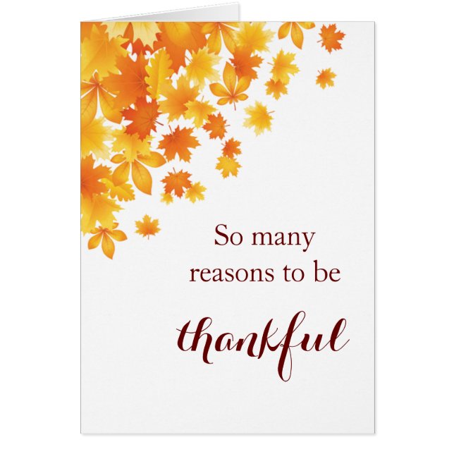 Cartão de Ação de Graças (Frente)