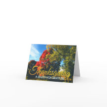 Cartão de Ação de Graças de Negócios 17