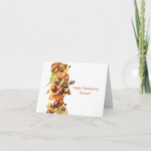 Cartão de Ação de Graças do Irmão