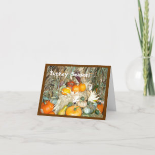 Cartão de Ação de Graças Humorístico Turco