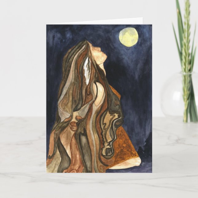 Cartão de Ação de Graças Nativo Americano (Frente)