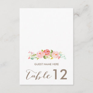 Cartão de Acompanhamento de Casamento Floral Jardi