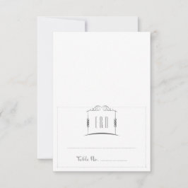 Cartão de Acompanhamento de Casamento Judaico Sob 