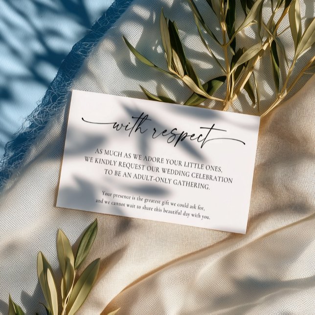 Cartão de Acompanhamento de Casamento para Adultos (Criador carregado)