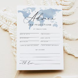 Cartão de Aconselhamento e Previsões para Bebês da