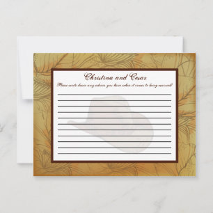 Cartão de Aconselhamento Escrevível de Garota Ocid