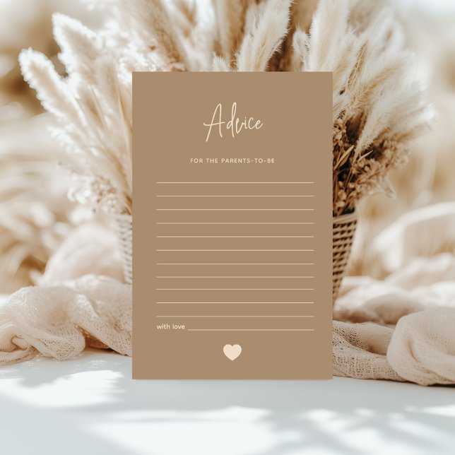 Cartão de aconselhamento sobre gênero castanho min (Criador carregado)