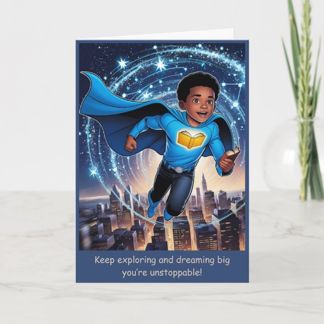 Cartão de Afirmação Antecipado para Aventuras (Frente)