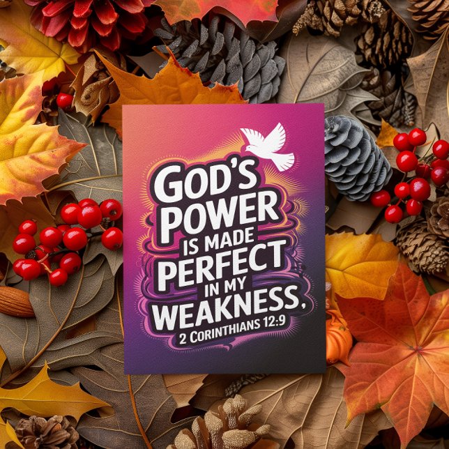 Cartão de afirmação de fraqueza (Criador carregado)