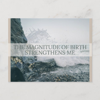 Cartão de Afirmação de Nascimento