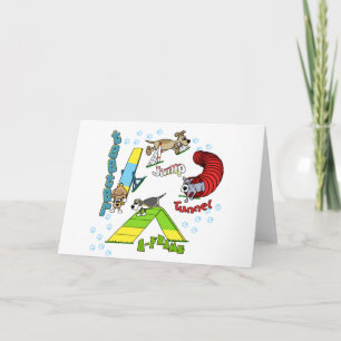 Cartão de Agilidade Canino