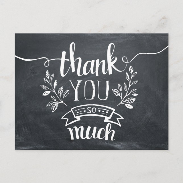 Cartão de agradecimento (Frente)