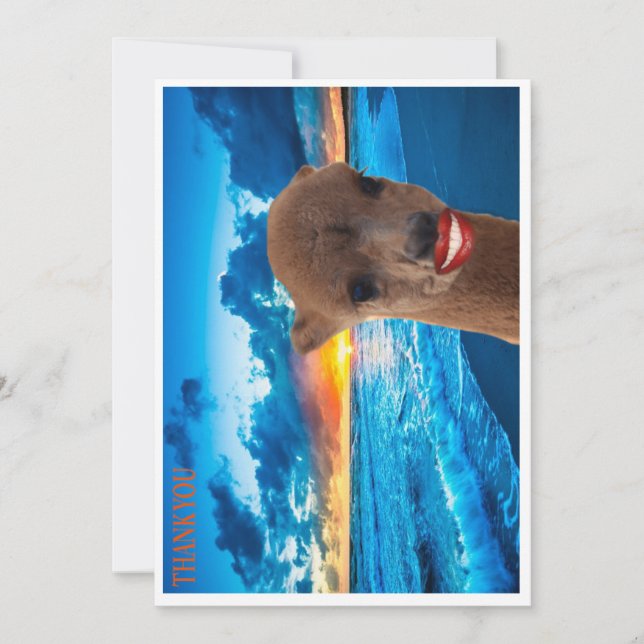 cartão de agradecimento (Frente)