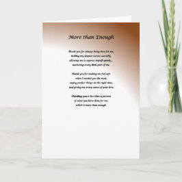 Cartão de agradecimento