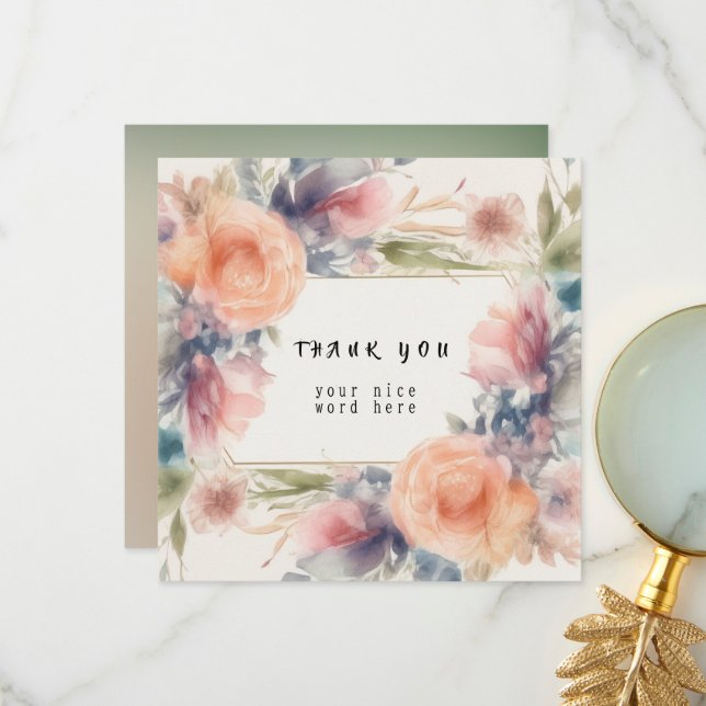 Cartão de agradecimento (Frente/Verso In Situ)