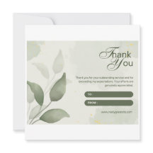 cartão de agradecimento