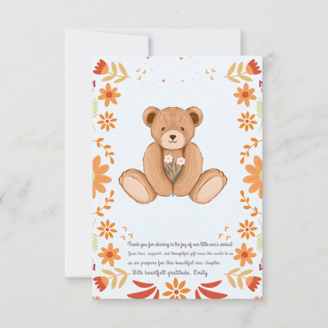 Cartão de agradecimento (Frente)