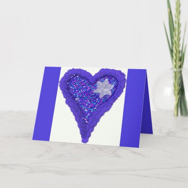 Cartão De Agradecimento מָ גֵ ן וִ ד estrela de David Israel (Frente)