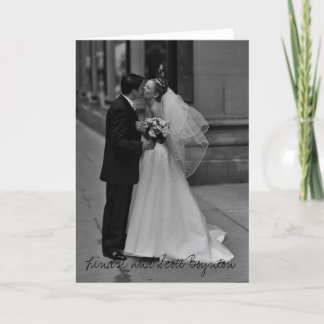 Cartão De Agradecimento 0255, Lindsi e Scott Boynton