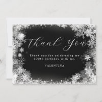 100º Aniversário Floco de Neve do Inverno de inver