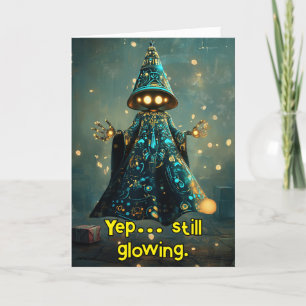 Cartão De Agradecimento *~* 16 Whimsical Glow Funny Magical Christmas AP97