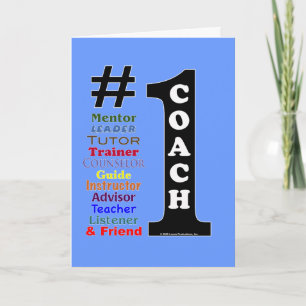 Cartão De Agradecimento #1 Coach Card