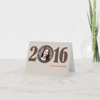 Cartão De Agradecimento 2016 Graduation Notecard