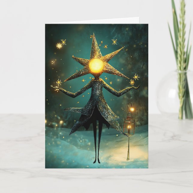 Cartão De Agradecimento *~* 24 Olhos Cósmicos Que Brilham Com O Love AP97 (Frente)