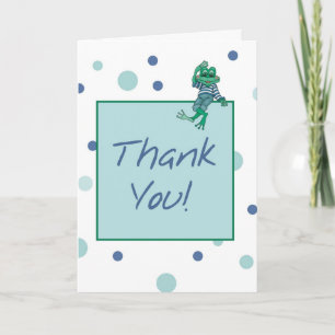 Cartão De Agradecimento 2835 Frog Wearing Jeans Thank You