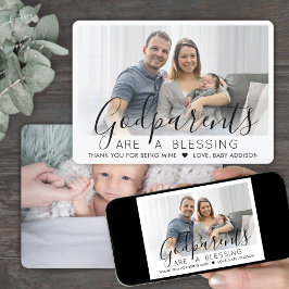 Cartão De Agradecimento 2 Foto: Padrões modernos de batismo ou natação