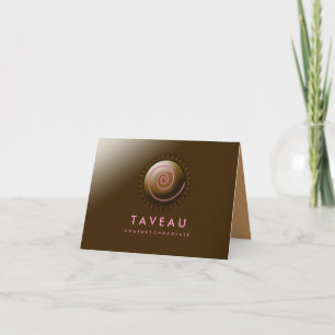 Cartão De Agradecimento 311-Upscale Gourmet Chocolate