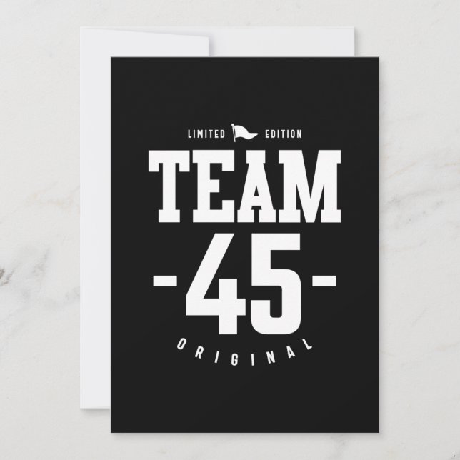 Cartão De Agradecimento 45 anos - 45º presente engraçado de aniversário (Frente)