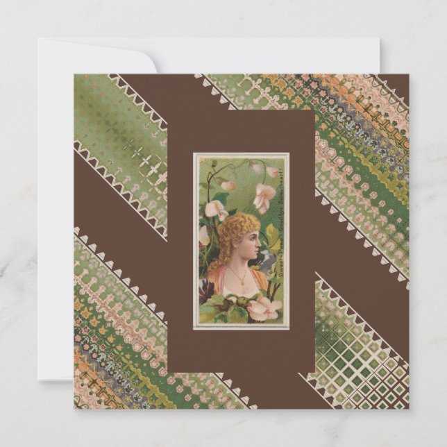 Cartão De Agradecimento 50ª Beleza Floral Personalizada de Aniversário Obr (Frente)