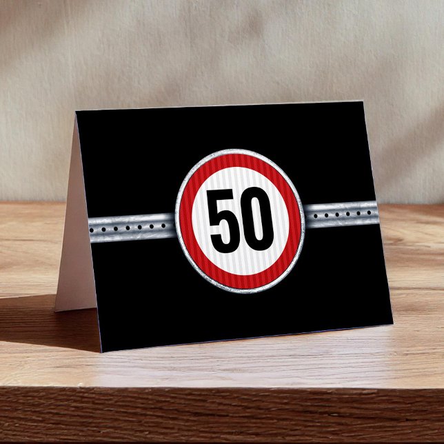 Cartão De Agradecimento 50º Aniversário - QUALQUER IDADE (Criador carregado)